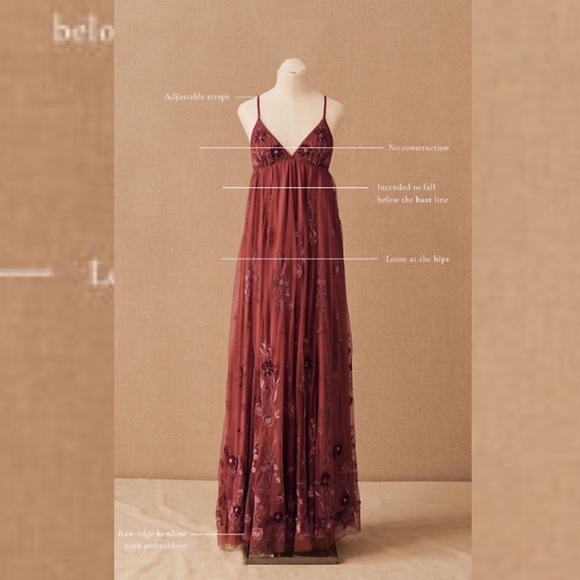 Anthropologie x BHLDN Jules Beaded Maxi Dress - Picture 4 of 5